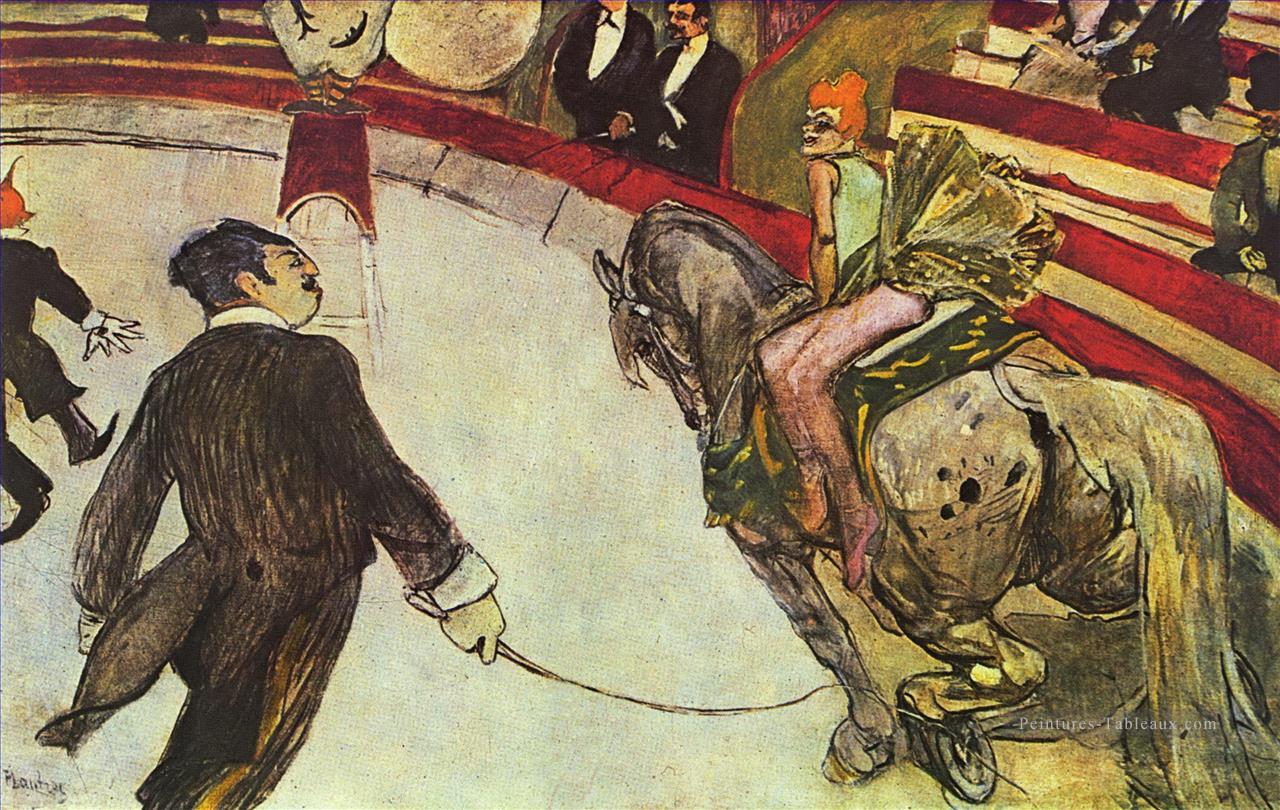 au cirque fernando le cavalier 1888 Toulouse Lautrec Henri de Peintures à l'huile